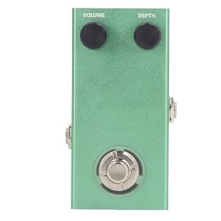 [Superior Tone Clarity] Featuring straight through switching design with classic NPN amplifier circuitry, this guitar vibrato pedal delivers low distortion sound while preserving vintage warmth and dynamic responsiveness for electric guitar and bass ...