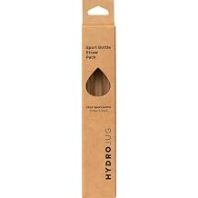 Hydrojug Eco-Friendly Reusable Straws   Ideal for 20 oz, 32 oz, 40 oz Travelers & 32 oz Sport Bottles   Dishwasher Safe & BPA-Free - 4 Pack
