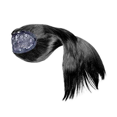 Image of Tressedup hair Closure /Toppers Straight Silky Synthetic Hairs Black for girls and women