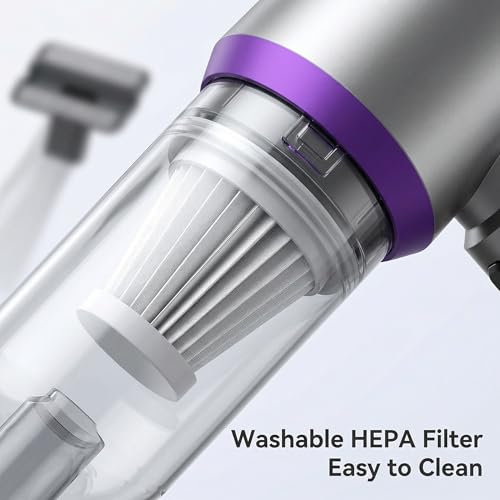 Image of NWDEY Car Vacuum, 20000Pa Cordless Handheld Vacuum & Air Duster, 4-in-1