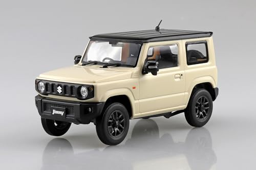 Aoshima JB64 Jimny 2018 Chiffon Ivory Metallic 1:24 miniatura 6