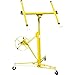 Stark USA 16 ft Drywall Lift Rolling Sheetrock Panel Hoist Jack Dolly Lift Construction Tool Panel Sheet Rock Hoist Jack Dolly Lift, Yellow