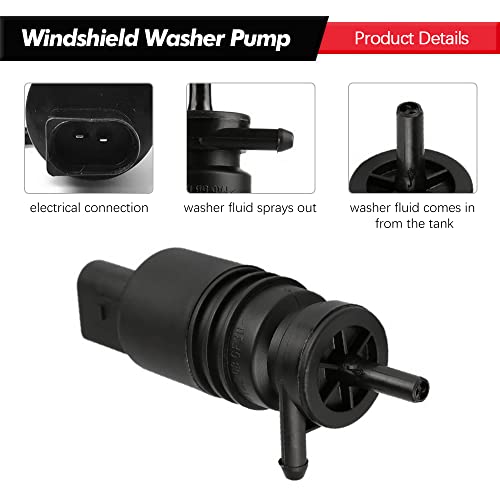A Abigail A75002WP Front Windshield Washer Pump W/Grommet Replacement thumb #3