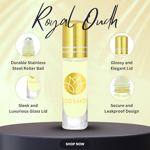 Image of Royal Oudh Attar for Men & Women | Premium Non-Alcoholic Roll-On | 24 Hr Long-Lasting Arabian Fragrance | Unisex Perfume Oil | 6ML | Free Travel Pouch