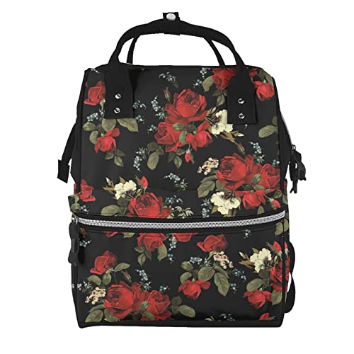 Sac à dos à langer avec compartiment ordinateur portable et poches voyage