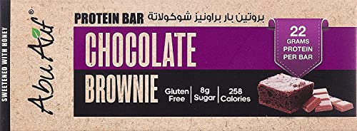 Abu Auf Chocolate Brownie Protein Bar, Gluten-Free, 22g Protein, On-the-Go Snack, Post-Workout Treat, 70 gm image 4