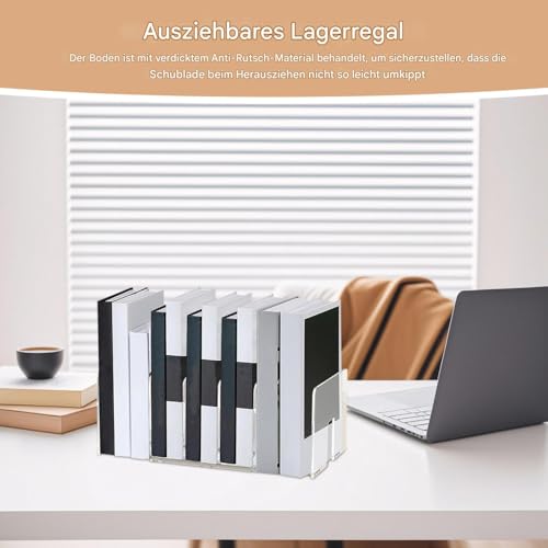Organiseur de classeur de bureau extensible et porte-documents d'école - 4