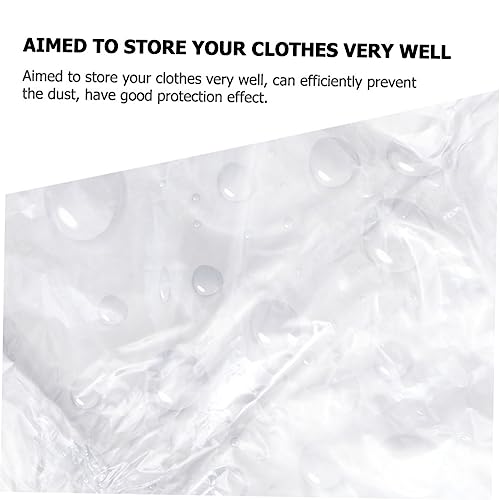 GLEAVI 20pcs Garment Bag Dry Cleaner Suit Cover Lightweight Washable Clothes Covers4