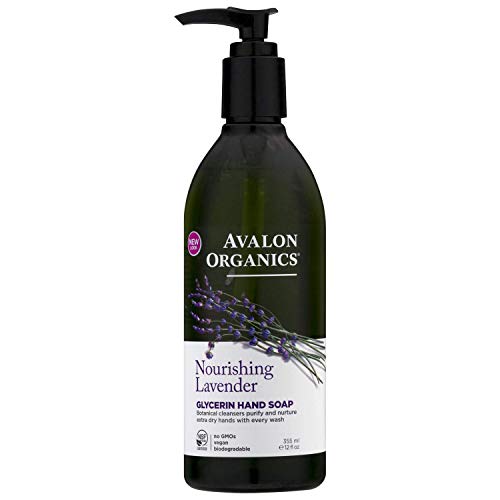 Avalon Organics Glycerin Hand Soap, Lavender, 12 fl oz (Pack of 1)