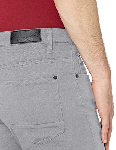 WT02 Men's Basic Color Twill Stretch Span Pants2