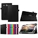 Produktbild gotd Ständer Folio Tablet Schutzhülle Cover Slim Klapp Schutzhülle für Samsung Galaxy Tab A 17,8 cm Tablet 2016 Release sm-t280/sm-t285, Sleep/Wake Up Funktion, schwarz