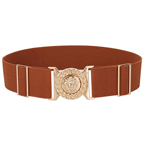 Women's Stretchy Vintage Belt Retro Elastic Wide Waist Cinch Belts Waistband For Dresses2