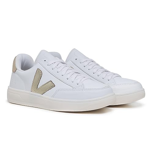 Tênis Vert V-12 Couro Feminino Extra White Dune Genero:Feminino;Cor:Branco;Tamanho:37
