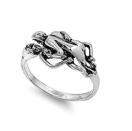 CloseoutWarehouse Stainless Steel Sex Ring Size 8