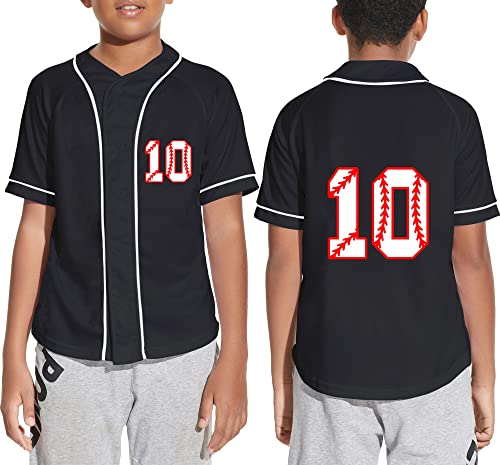 Image of Yuji Itadori Kids Baseball Birthday Shirt 7th 8th 9th 10th Year Old Toddler Boys Girls Shirts Birthday Clothes