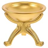 VICASKY Gebetsschale aus Metall Kleine Altarschale mit Filigranem Design Anlaufbeständige Opferschale für Altar Meditation und Spirituelle Dekoration