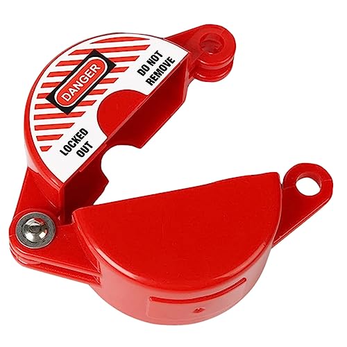 HEALLILY Gate Valve Lock Safety Locking Device for 1 Industrial Gate Valves Locking Disc for Water Spigot and Valve Lockout 25 64mm