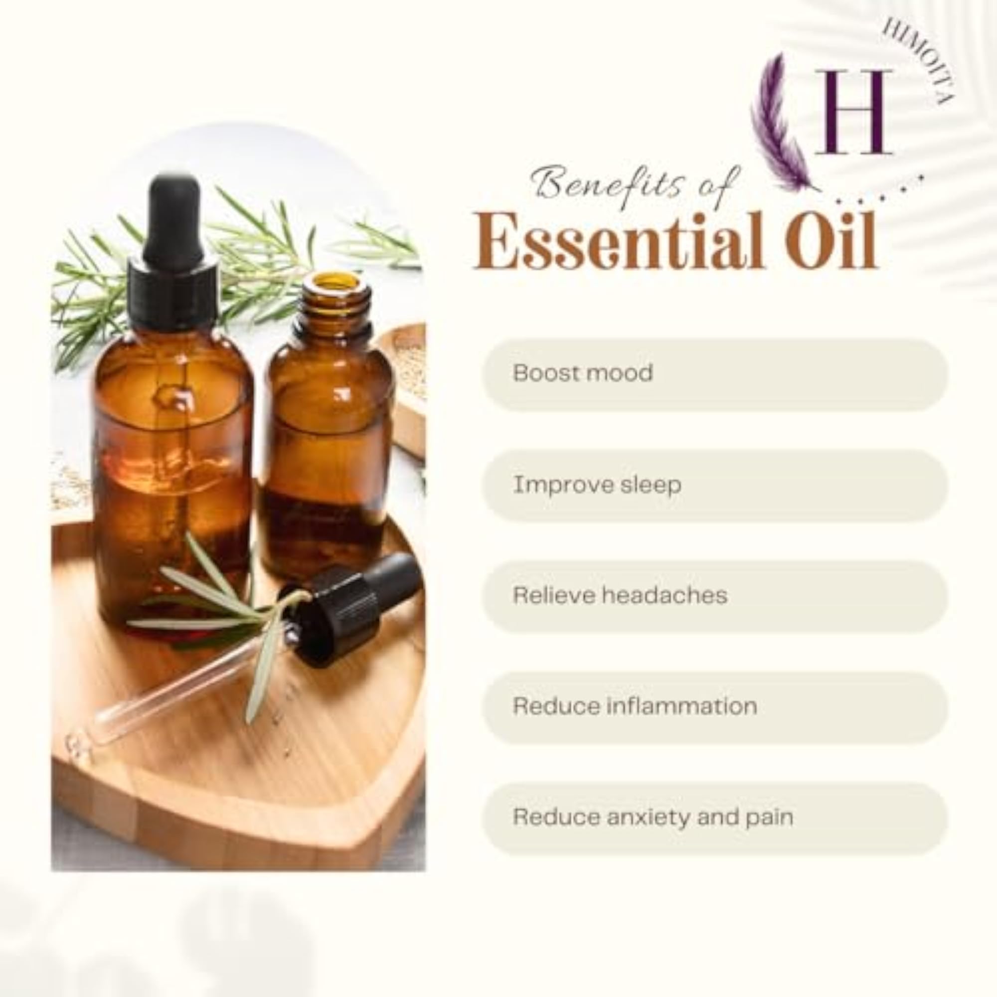Lavender Essential Oil, 100% Pure & Natural, 15 ml