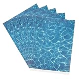VILLCASE Artificial River Tile Sheet 11.6X8.3In for Sand Table Stream Basing Model Diy Mini Landscape and Scenic Decorations