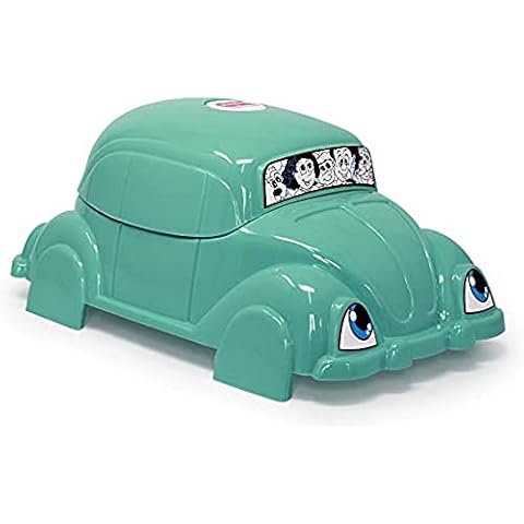 OKBABY Car Fun Potty with Lid, Aqua Cover