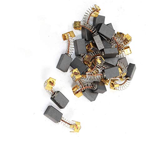 Aexit 20 Pcs Electric Motors 11mm x 8mm x 5mm Carbon Brushes Black for Electric Fan Motors Drill Motor