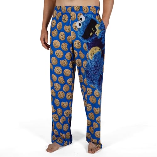 Image of BRIEF INSANITY Sesame Street Character Pajama Pants for Men & Women - Soft Loose-Fit Lounge Bottoms with Side Pockets