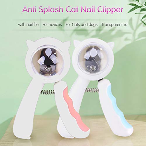 Anself Cortador de unhas de gato para gatos Cortador de unhas de gato Tesoura de unhas de gato Corta