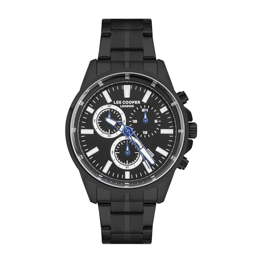 Image of Lee Cooper Chronograph Black Round Dial Men's Watch - LC07277.690