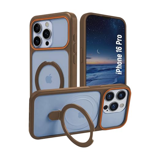 Image of AIBEX Back Cover Case for Apple iPhone 16 MagSafe Compatible | Slim Case with Wireless Charging Support |Anti-Scratch, Shockproof, Anti-Fingerprint & Lightweight Military-Grade Protective Cover - Grey