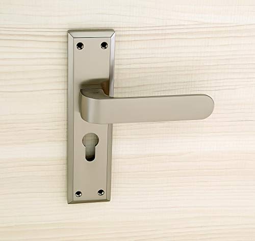 KNEX , Plate Mortise Handle with Lock, Matt Finish, Zinc Alloy, K-3043 PAL