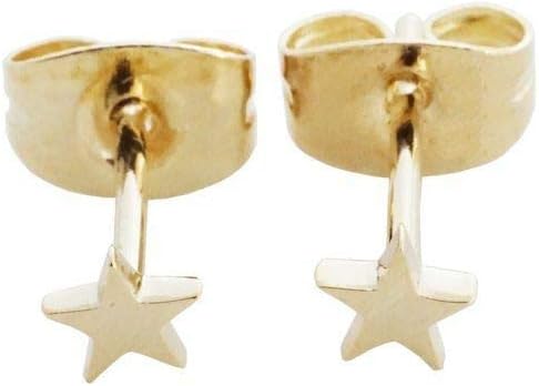 HONEYCAT Mini Star Stud Earrings in Gold, Rose Gold, or Silver | Minimalist, Delicate Jewelry