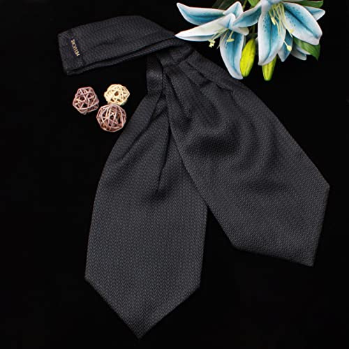Image of Peluche Stunning Alley Black Cravat for Men