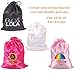 Boyiexin 50pcs Custom Logo Hair Care Product Set Custom Satin Bonnets, Silk Wig Storage Bags, Edge Melt Elastic Bands Headband, Edge Laying Scarf, Personalized Paper Bags (Pink, Large)