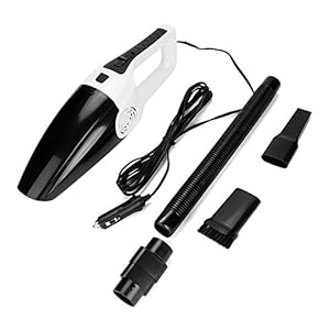 Draagbare autostofzuiger, 120 W, 3600 mbar, compacte stofzuiger voor droge en natte voertuigen, voor koekjes…