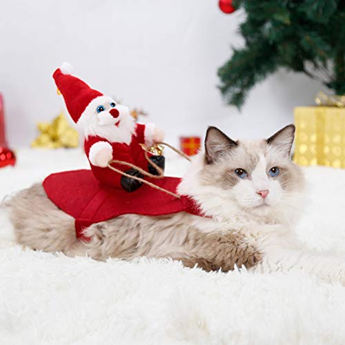 Disfraz para perro Santa Navidad talla M miniatura 6