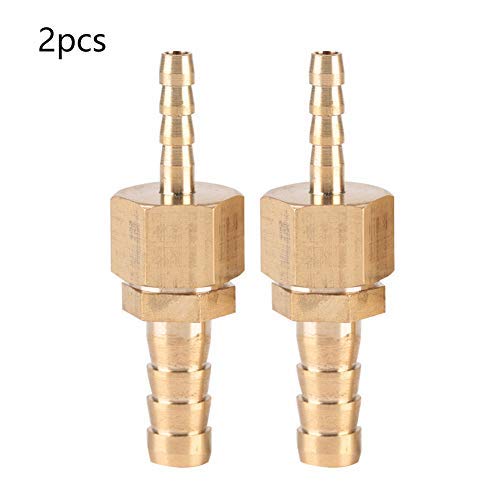 Aexit Connettore in ottone rapido per tubo flessibile in ottone da 7 x 10 mm ID: 978511