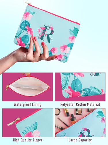 Image of DOODLE Monogram R Diary Gift Set with Tote Bag and Pouch | B6 Soft Bound Ruled Notebook | Stationery Gift Set for Women