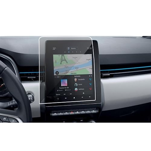 Protéger l'écran tactile Clio E-Tech des chocs : film de verre trempé auto