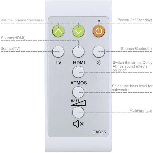 Télécommande JBL BAR 2.1 Deep Bass MK2 pour piloter son cinéma maison - 3