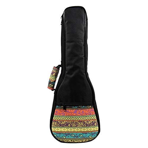 Yiwa 21/23/26 Pouce Bohemia Style Portable Coton Rembourré Basse Guitare Sac Housse Ukulélé Case Box B 23 pouces - Les Beatles, Paul McCartney, John Lennon, RIngo Starr, George Harrison Yiwa 21/23/26 Pouce Bohemia Style Portable Coton Rembourré Basse Guitare Sac Housse Ukulélé Case Box B 23 pouces