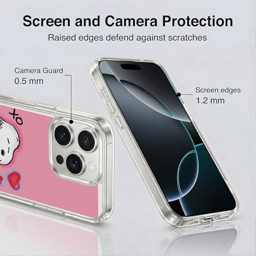 Coque Peanuts Snoopy iPhone 16 Pro évitez les rayures avec ce gel souple
