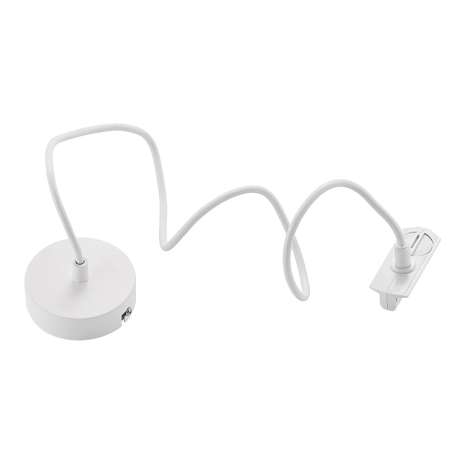 Lindby Power Supply Linaro, White, Single-Circuit Track Lighting System