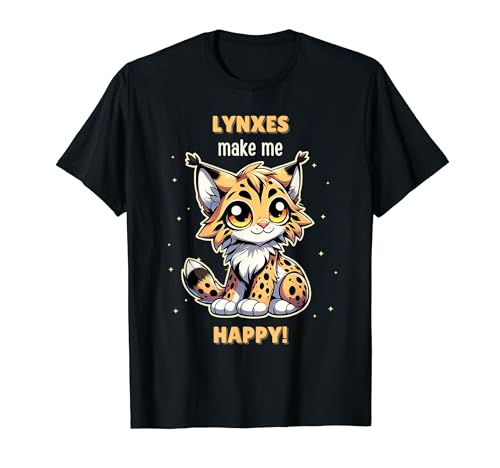 Divertido diseño de lince | Camiseta Majestic Lynx Wilderness Camiseta