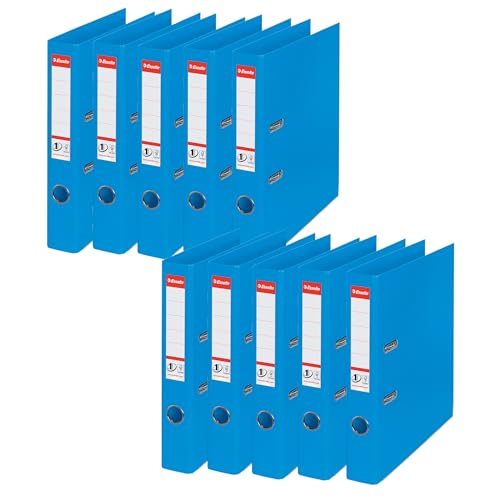 Esselte 624071 Mini-Aktenordner PVC Raumsparschlitze 50 mm...
