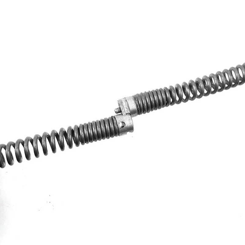 9/15/20 m Lunghezza Lungo 16 mm Diametro esterno Fogna Dispositivo di dragaggio elettrico Molla di estensione Strumento per la pulizia dei tubi Pulitore con connettore-9 m Lunghezza-16 mm