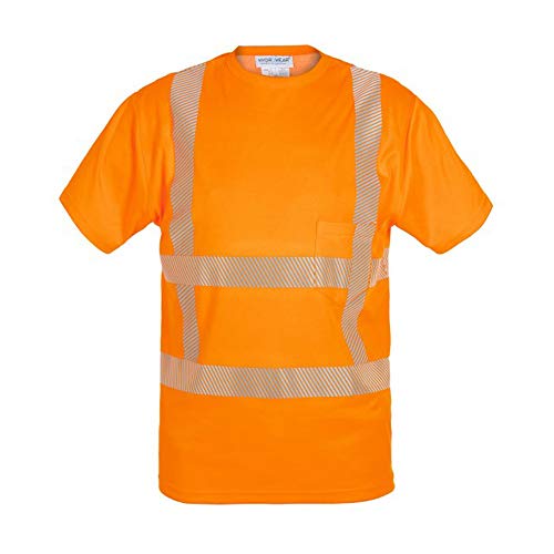 Hydrowear 040425FO-L TAMPA Trafficline T-Shirt Hi-Vis Orange Taille L