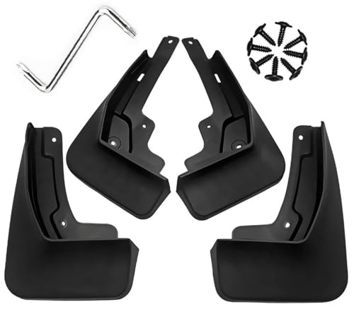 Image of Mud Flaps Guards Fit for 2019-2024 Chevrolet Blazer, Front & Rear Splash Guards Accessories - 4 Pc, Black