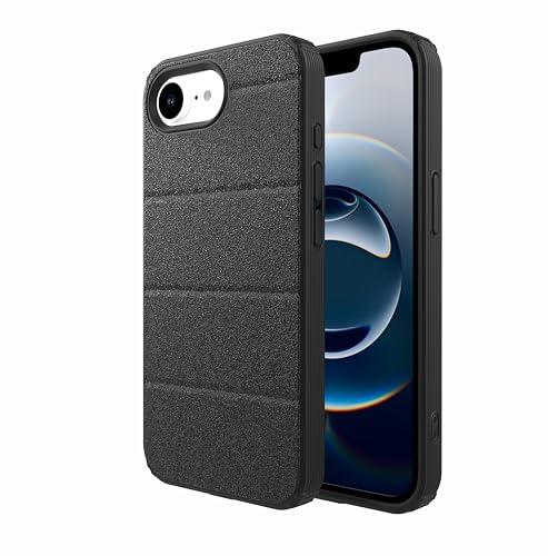Image of for iPhone Case 16e, [Military Grade Drop Protection] Shockproof Slim Hybrid Phone Case for iPhone 16e - Carbon Black
