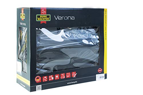 Burg-Wächter brievenbus met geïntegreerd krantenvak, inwerpformaat A4, EU-norm EN 13724, verzinkt staal, Verona 844 ANT… - Afbeelding 7