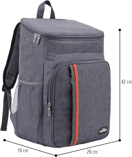 Mochila Térmica Bolsa Térmica De Costa Bag Cooler Portátil Bebidas Alimentos Praia Passeio Parque Pi